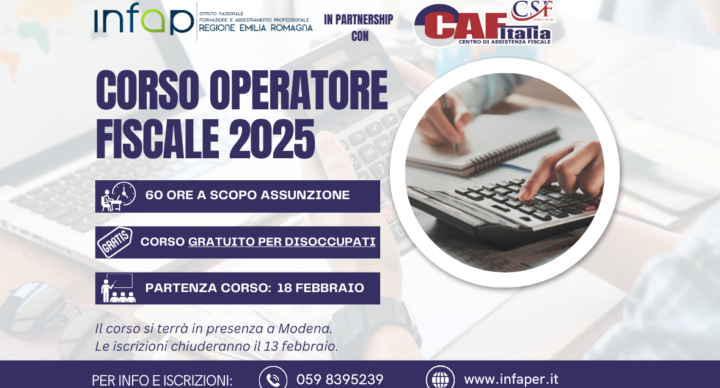 CORSO OPERATORE FISCALE - EDIZIONE 2025